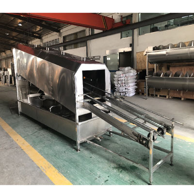 SS 304 Lavatrice di gabbie per impianto di macchine per macellazione di polli 2000Bph