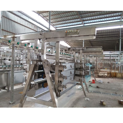 Qualità Equipaggiamento per l'abbattimento di pollame Halal SS 304 Macchina per la trasformazione della carne di pollo 400 kg Fabbrica